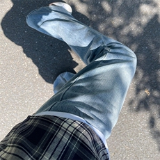 cleanfit弹力纯色修身直筒牛仔裤修身窄版直筒裤显瘦，男装牛仔裤，星座310A-4