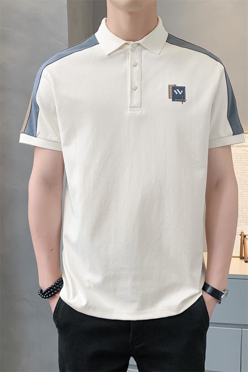 夏季短袖男刺绣POLO衫T恤时尚休闲半袖上衣YD3301-P38,男装T恤,星座310B-3