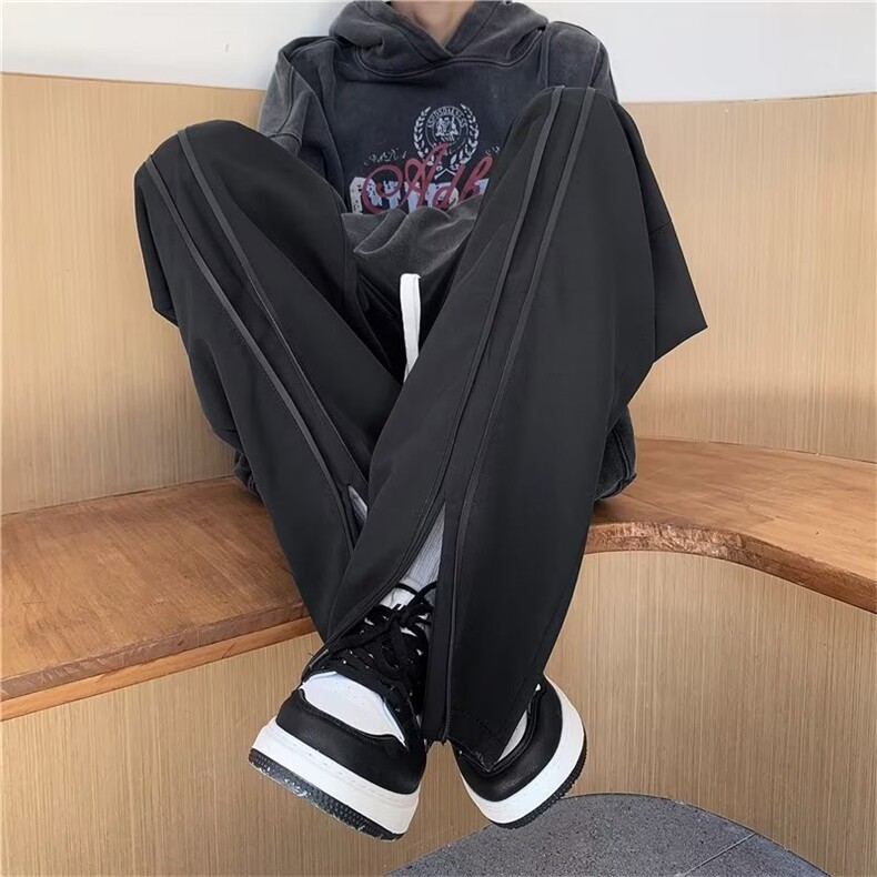 冲锋裤男直筒防水防风休闲长裤美式vibe机能高街裤子薄款G3307P40图片