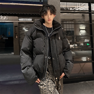 405A 美式高街个性金属设计印花满天星棉服  MY24912-特批85控158图片