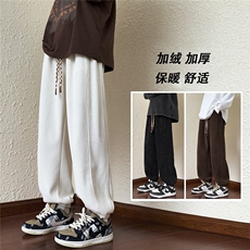 冬季休闲裤男宽松加绒加厚D329-QM657-加绒特P45-控78，男装卫衣，电商D329