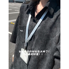 XZ809A/JJJ03/P55/控68扎染冰丝绣花小狗衬衫，男装衬衫，星座809A(原222-1)