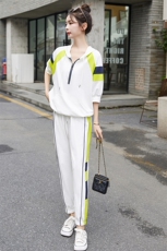 时尚运动女春秋韩版宽松大码胖mm显瘦洋气减龄休闲裤夏，女装大码女装，琦鑫阁（原依鑫阁）