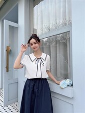 夏季新款设计款风元素刺绣衬衣，其它，知否