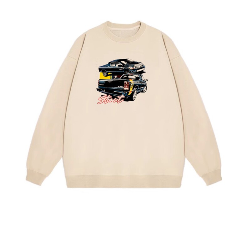 2025年秋季套头长袖通勤小汽车，女装卫衣/绒衫，花可