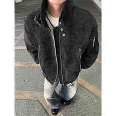 PY2503/特P75秋装新款宽松皮衣皮夹克男休闲百搭潮流痞帅上衣外套，男装夹克，电商B210