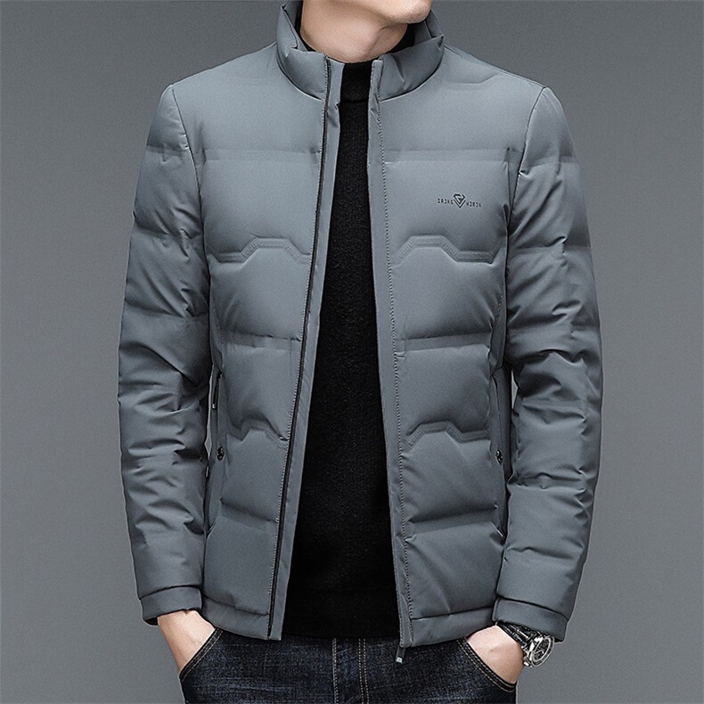 2023冬季新款80%白鸭绒青年立领保暖羽绒服外套 ZL001-P235图片