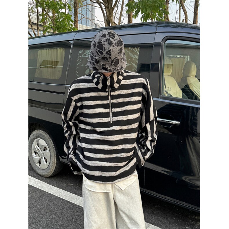 XZ1005-1-TTH0069-P88--条纹牛仔上衣夹克，男装工装外套，星座1005-1