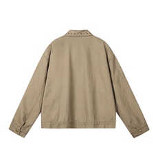 水洗牛仔外套男款春季美式痞帅上衣服宽松休闲工装夹克JK1315-P98，男装工装外套，星座1103-3