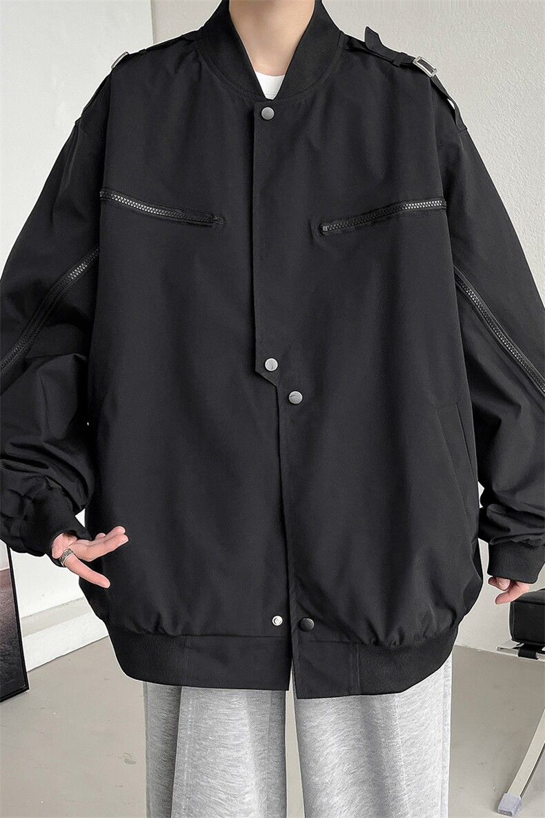 JK8115/P75秋装棒球服防水外套男美式潮牌男装宽松飞行员夹克,男装夹克,电商A141