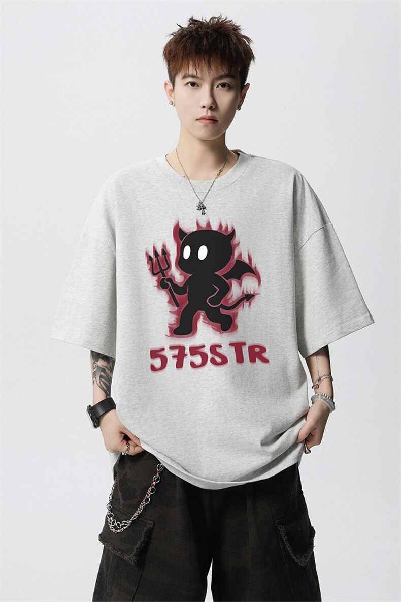 240g美式重磅短袖T恤FSDX293M-5XL特批25无差价控48,男装T恤,电商B219B