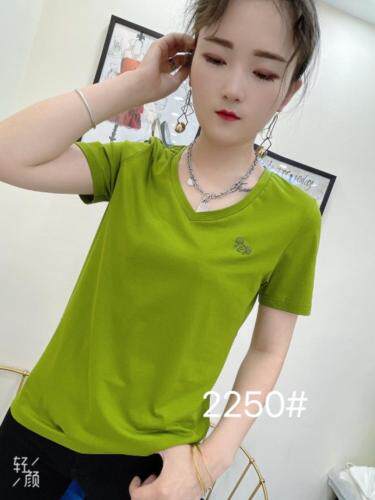 夏季新款超舒棉T，女装，云落伊里