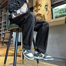 工装裤子男春秋复古宽松休闲长裤ins阔腿潮牌直筒拖地裤AK632-P35，男装工装外套，星座1008-2