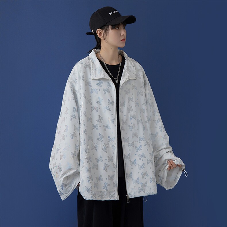 2020年秋冬新款潮流夜店原创蝴蝶反光男女外套DS-B293-A765-P85,男装夹克,电商A306