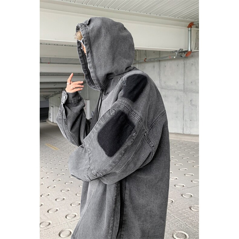 美式古着牛仔外套男春秋季2024新款高级感小众个性设计校园风夹克,男装夹克,星座410-7