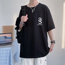 自家商标印花宽松220克高品质直播款A161-S030-P25，男装T恤，电商A161-2