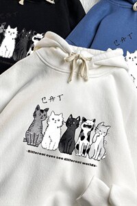 WY2100-P35 加绒款-P40 纯棉连帽卫衣男大码运动帽衫宽松薄图片