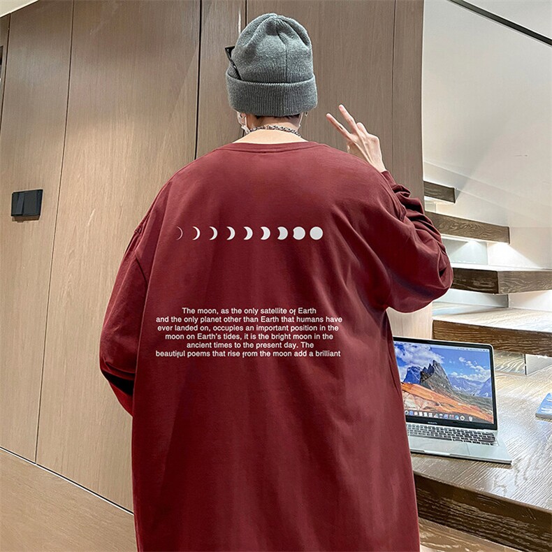 抖音得物供货量大从优可提供视频美式长袖T恤CT815特P25,男装T恤,电商A486-1