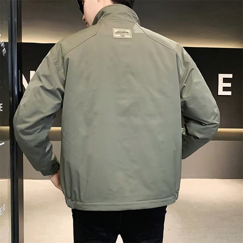 春秋季夹克男韩版潮流百搭纯色男装衣服2026新款休闲上衣春装,男装夹克,星座218-1（原230）