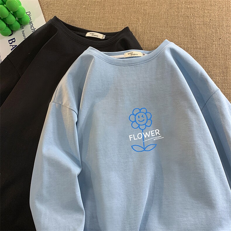 控48重磅230g纯棉长袖t恤男大码圆领卫衣打底衫 TX3274-P28图片