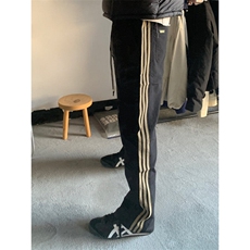 【有货】三条杠裤子男山系户外宽松直筒侧边条纹休闲裤BN02HH-P45，男装休闲裤，星座1007（原301D）