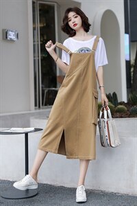 2025新款法式小香风背带连衣裙子女夏季复古设计感小众图片