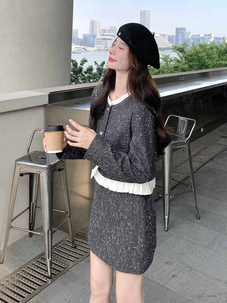 现货-2025年秋季新款时尚小香风两件套203P165K238,女装套装/套裙,浙宝203