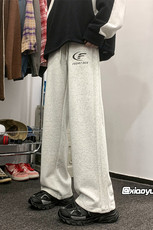 XZ616秋季新款印花卫裤折皱设计感休闲裤TY970M-5XLP45控，男装休闲裤，星座512A（原616）