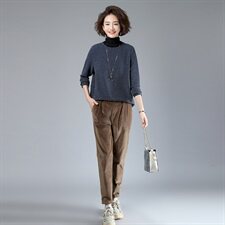 气质显瘦百搭减龄宽松时尚潮流休闲短款减龄柔软舒适，女装套装/套裙，独衣靓