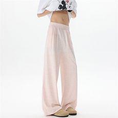 8XL-M棉麻扎染糯米裤垂感直筒宽松慵懒休闲阔腿裤K9130P68控98，男装休闲裤，电商D206-1