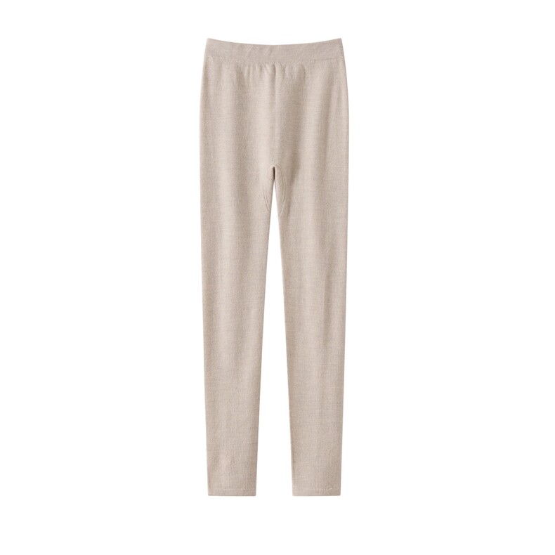 秋冬新款纯色针织羊毛打底裤时尚百搭，女装休闲裤，诚赞羊绒