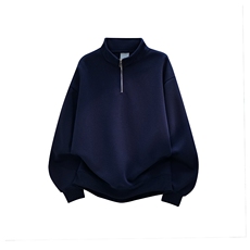 圆领品质加绒奥粒绒重磅boxy500克短宽套头男RH5320JR-P52，男装卫衣，星座610B-1
