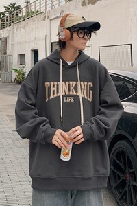 2026新款纯色宽松体恤男士长袖卫衣衣服潮牌潮流百搭秋季休闲男装图片
