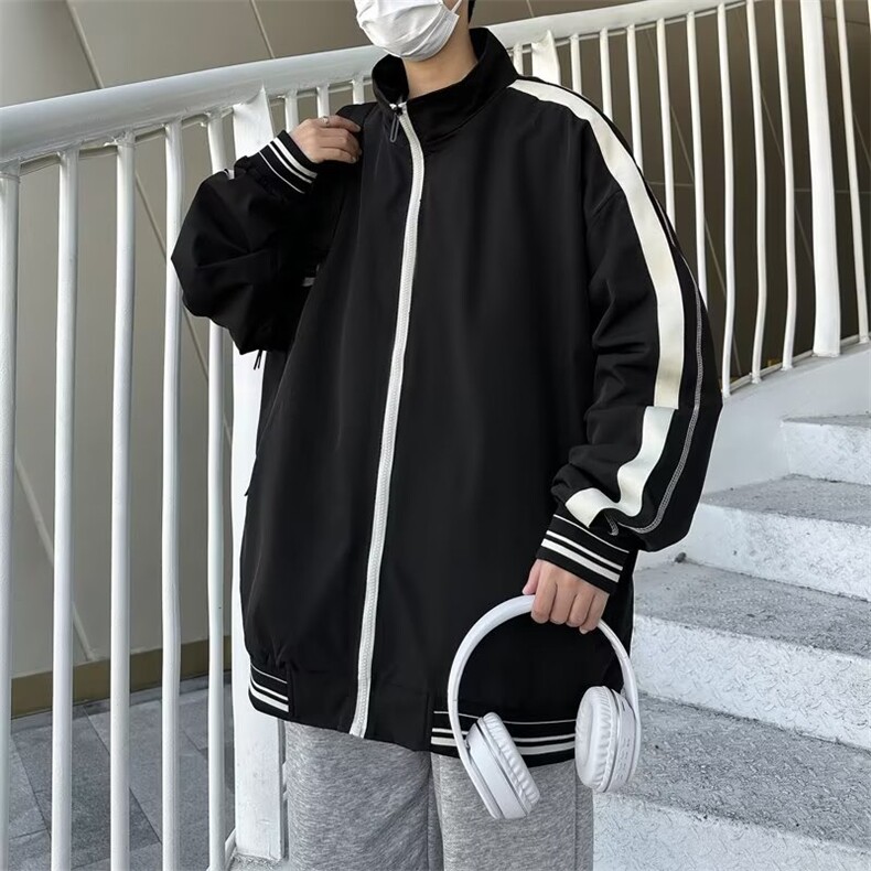 2023外套男士春秋款美式复古潮牌上衣冬季高街立领休闲男装夹克,男装夹克,星座716-4