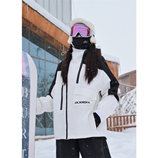 冬季单板双板防水防风防寒加棉加厚中性连帽滑雪服男女HF57-P175，男装棉衣，电商A001-1