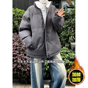 现货高品质美式高街冬季重磅三防加绒加厚羽绒棉衣厚外套棉服图片