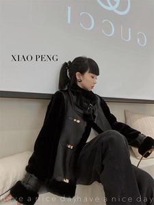 2022新绵羊皮毛一体外套推荐高品质图片