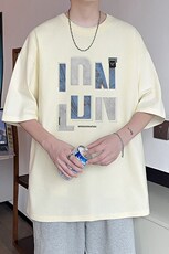 新款纯棉短袖t恤男夏季青少年初中高中学生帅气半袖体恤TX523-P23，男装T恤，星座505-3