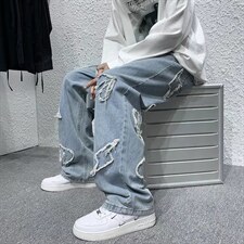 潮流春季牛仔裤男牛仔长裤K182P40，男装牛仔裤，星座1116-2