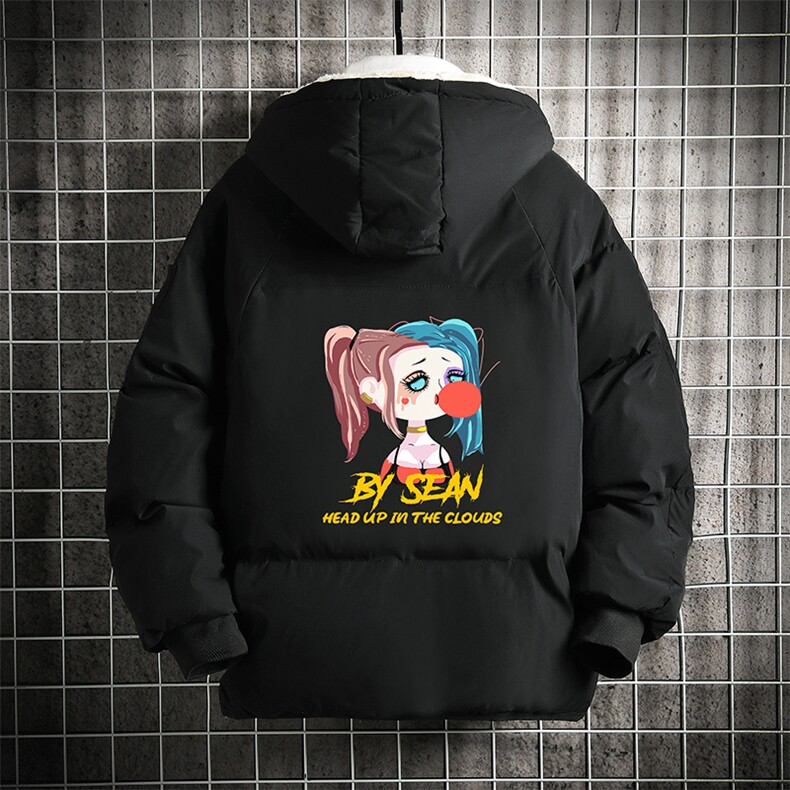 控128加绒面包服男大码羊羔毛棉衣男MY16298-P100,男装棉衣,电商A040A
