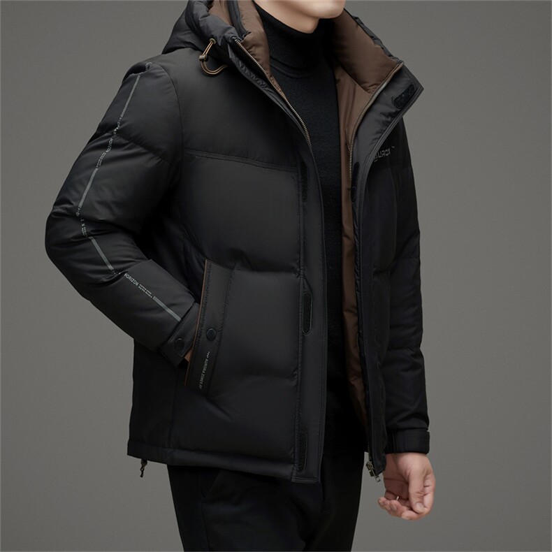 DAJ23819钱塘2020-2冬季信赖百搭时尚休闲中年男士羽绒服P270,男装羽绒服,钱塘207-2