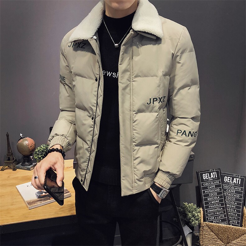 A313-M812冬季棉服男加厚棉袄店主风短款棉服男,男装棉衣,电商A313