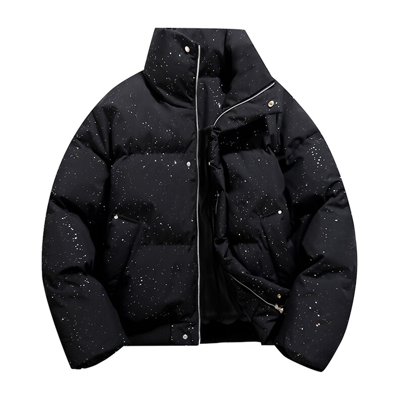 支持二开冬装加棉加厚立领棉服男棉衣外套满天星面包服M821-P75,男装棉衣,电商A441