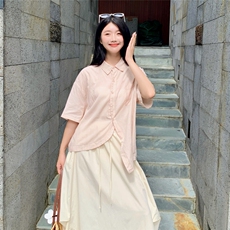 超好数据新品不规则衬衫+半身裙套装2C259-7734-P165-K248，女装套装/套裙，2C259