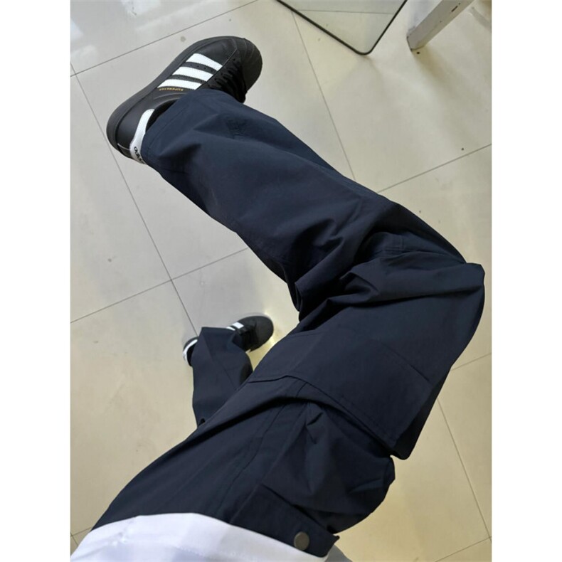 【网图】藏蓝色速干工装裤美式机能户外冲锋裤直筒KZA139-特P40,男装工装外套,星座1007（原301D）