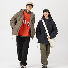 2026冬季新款男日系潮牌立领白鸭绒羽绒服加厚外套棉衣YR16-F258，男装羽绒服，电商A101（原外27）