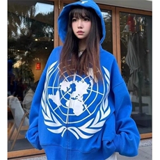 流行连帽卫衣女百搭日系潮流气质简约文艺时尚慵懒新款WY07，男装卫衣，星座1116A（原606A-3）