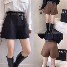 A版高腰短裤，其它，纽芮