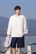 重磅300克卫衣男:表面棉底部聚酯纤维WY82070P38控58，男装卫衣，星座227-7