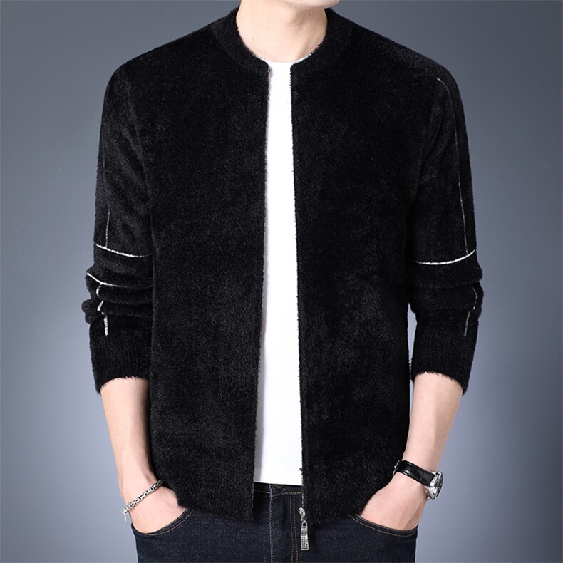 BSS2293男式2023秋季新款针织开衫夹克商务休闲男装P102，男装针织衫/毛衣，电商B360